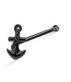 Roped Anchor Shaped Silver Bone Nose Stud NSKD-1035